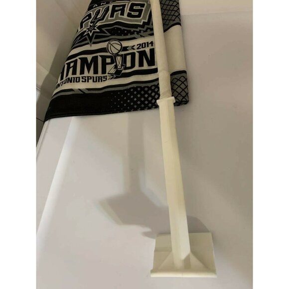 VINTAGE San Antonio SPURS 2014 NBA Finals Sports Team Car Window Flag - Picture 4 of 5